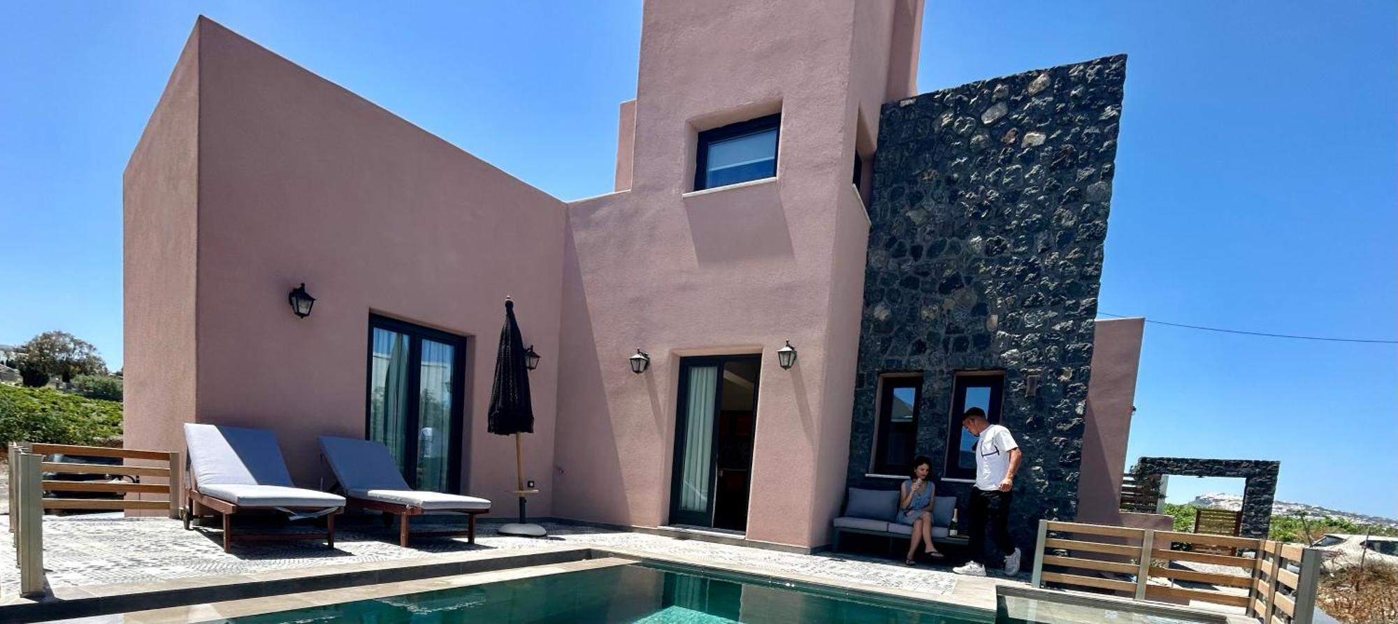 Golden Moments Luxury Stone Villas A Mesaria Camera foto