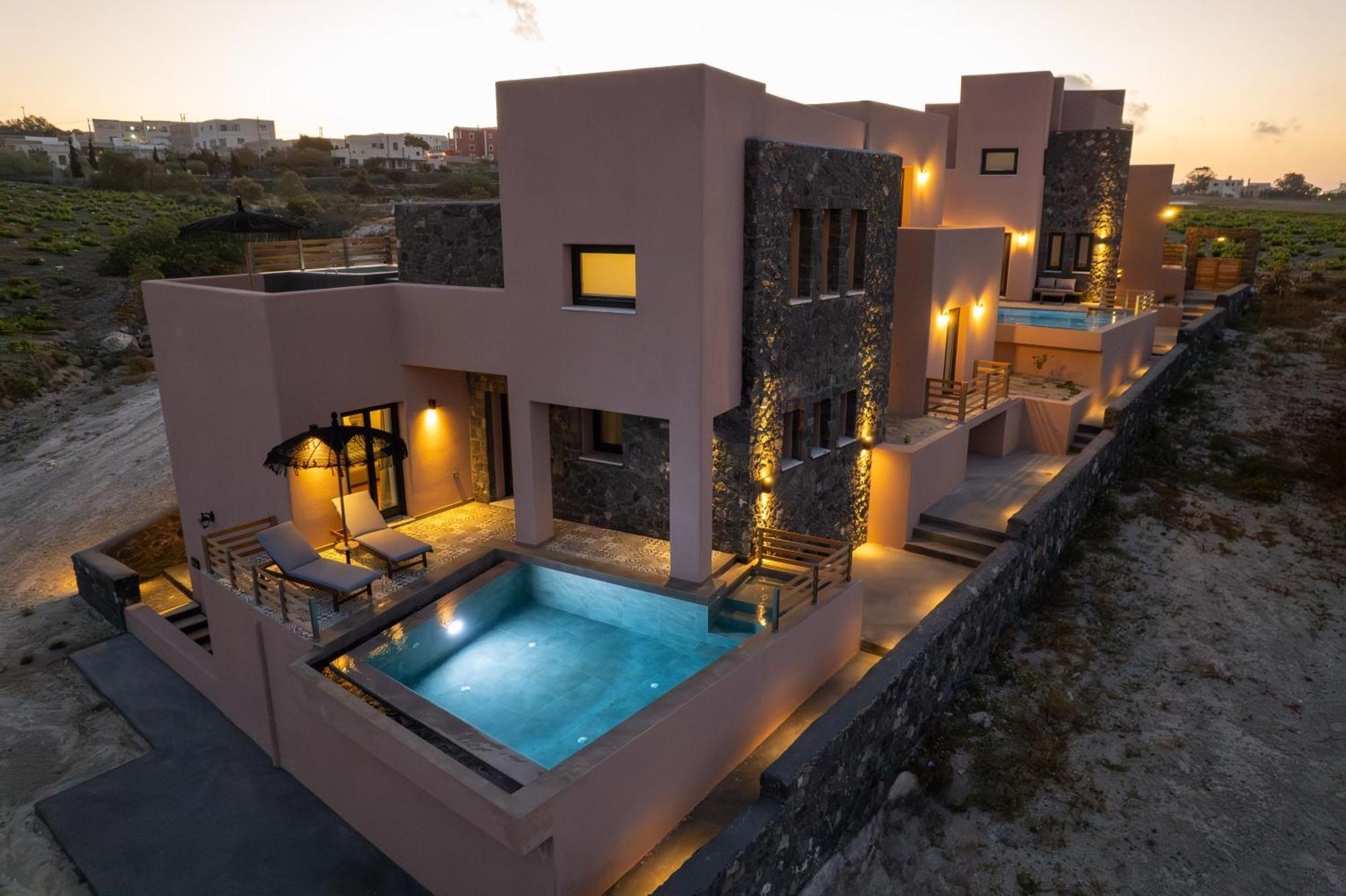 Golden Moments Luxury Stone Villas A Mesaria Esterno foto