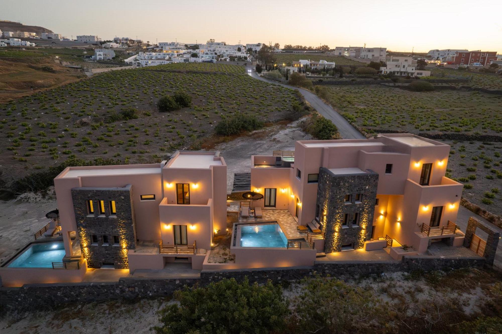 Golden Moments Luxury Stone Villas A Mesaria Esterno foto